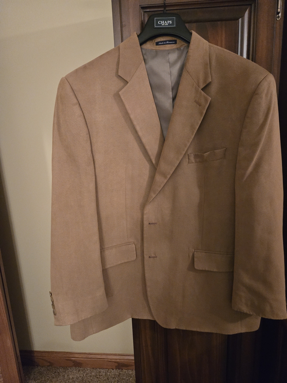Ralph Lauren Men's Tan Suede Sport Coat
